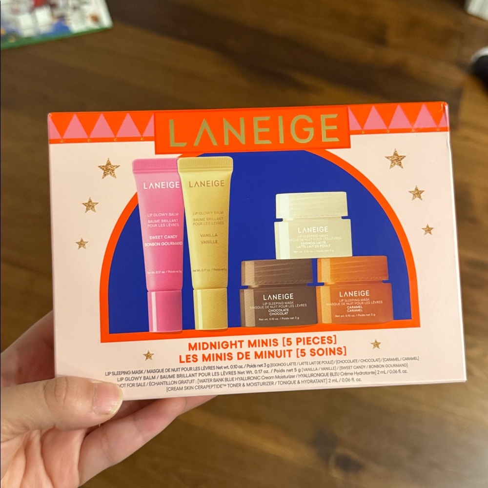 Mini + LANEIGE Midnight SET Minis Lip and Skincare Set